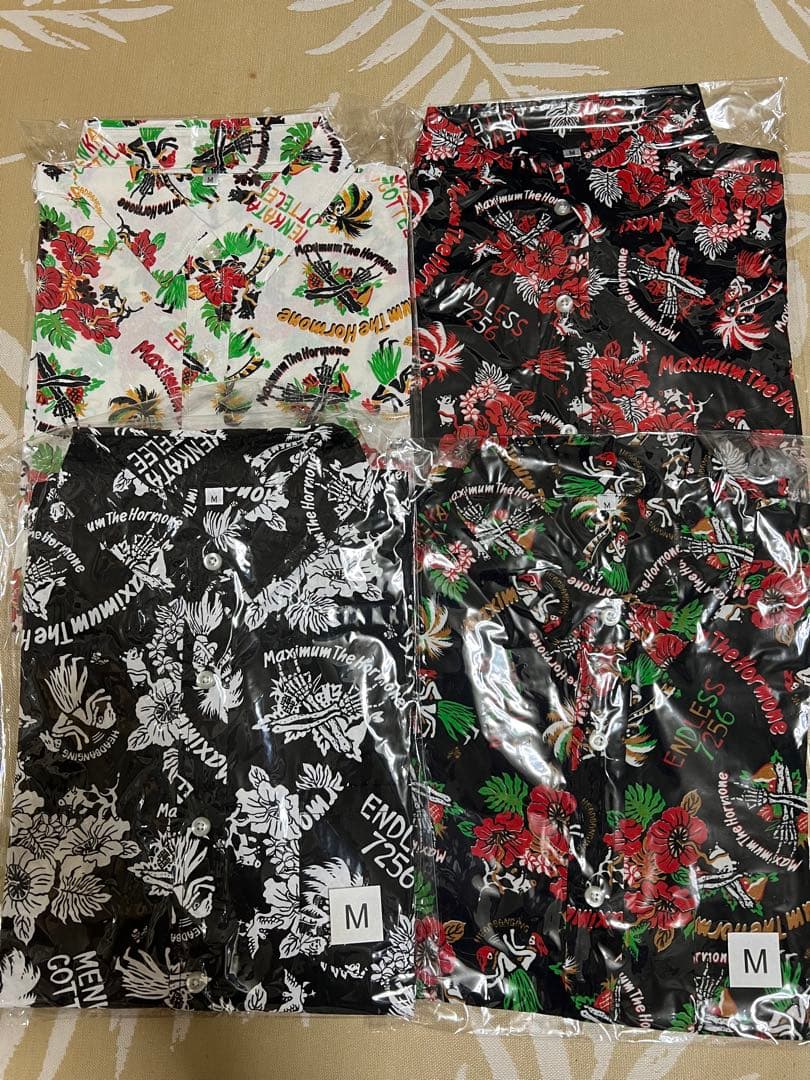 マキシマム ザ ホルモン 4枚アロハシャツセット Mサイズ 花柄