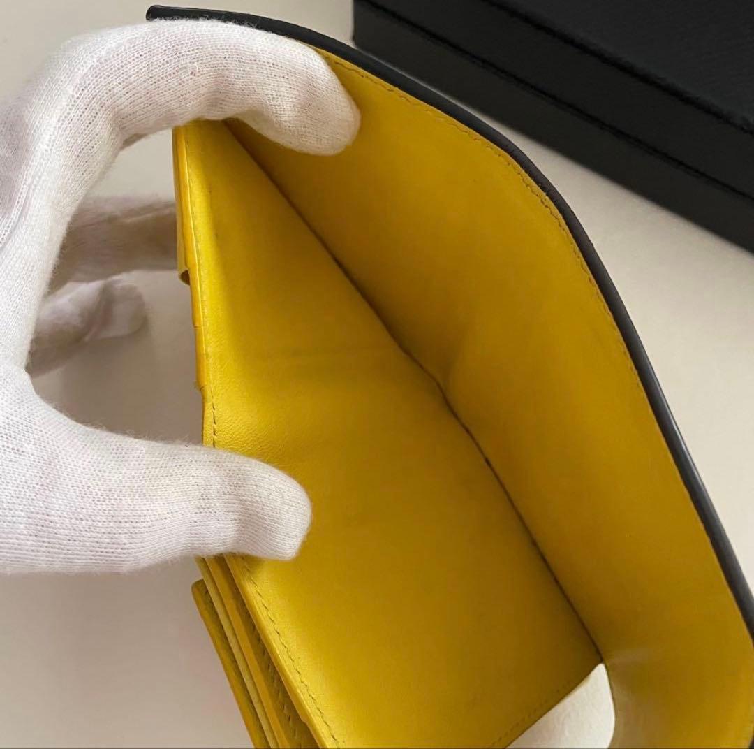 最終値下げ CELINE セリーヌ 三つ折り財布 バイカラー マルチファクション