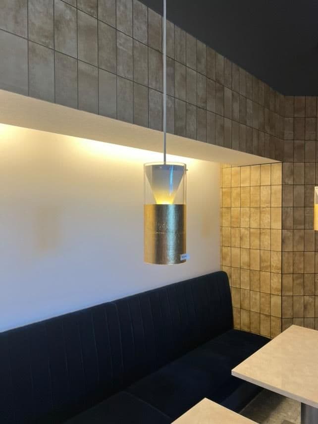 ゴールドクリアペンダントライト