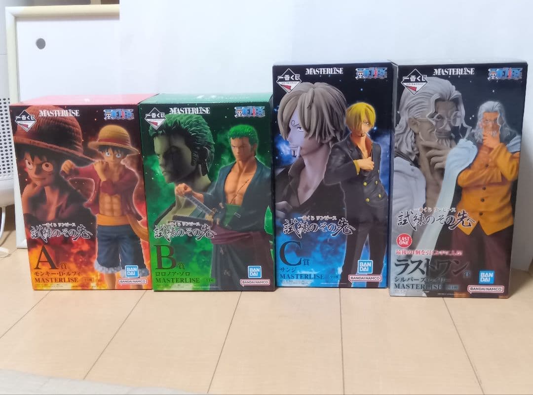 一番くじワンピース　試練のその先へ A賞B賞C賞ラストワンフィギュアセット