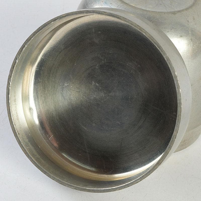 茶道具　本錫製　棗　時代箱　V　9414