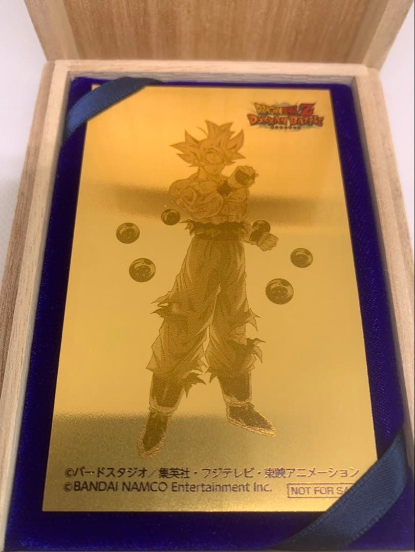 ドラゴンボールZ ドッカンバトル　6周年純金カード　孫悟空　身勝手の極意