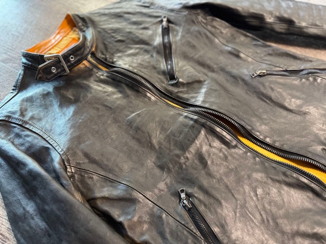 K*t様 BACKLASH(バックラッシュ) ドイツカーフレザーライダースジャケ
