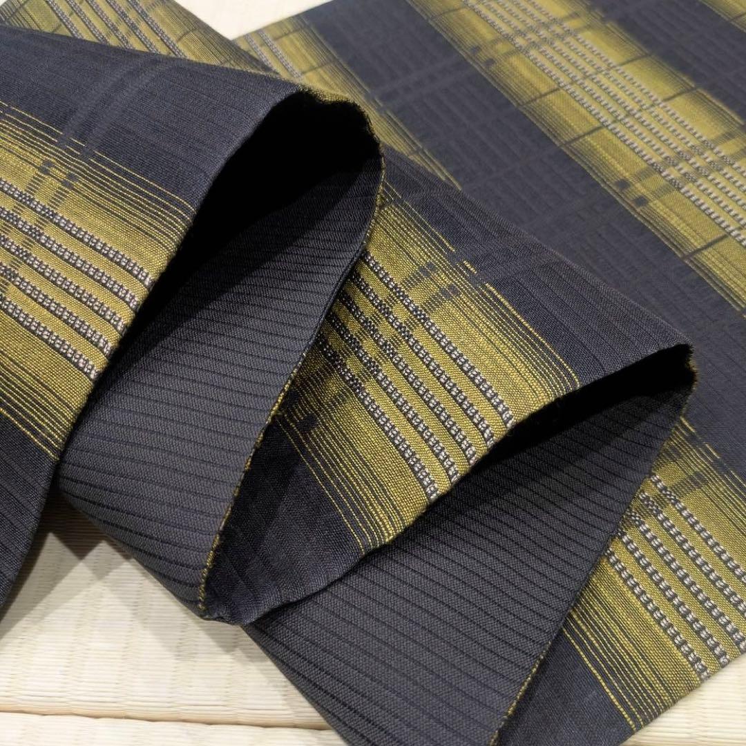 未使用 弥栄織物 リバーシブル 全通 袋帯 端布