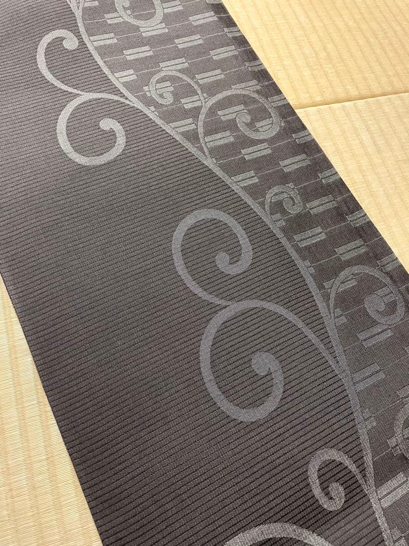 未使用 弥栄織物 リバーシブル 全通 袋帯 端布