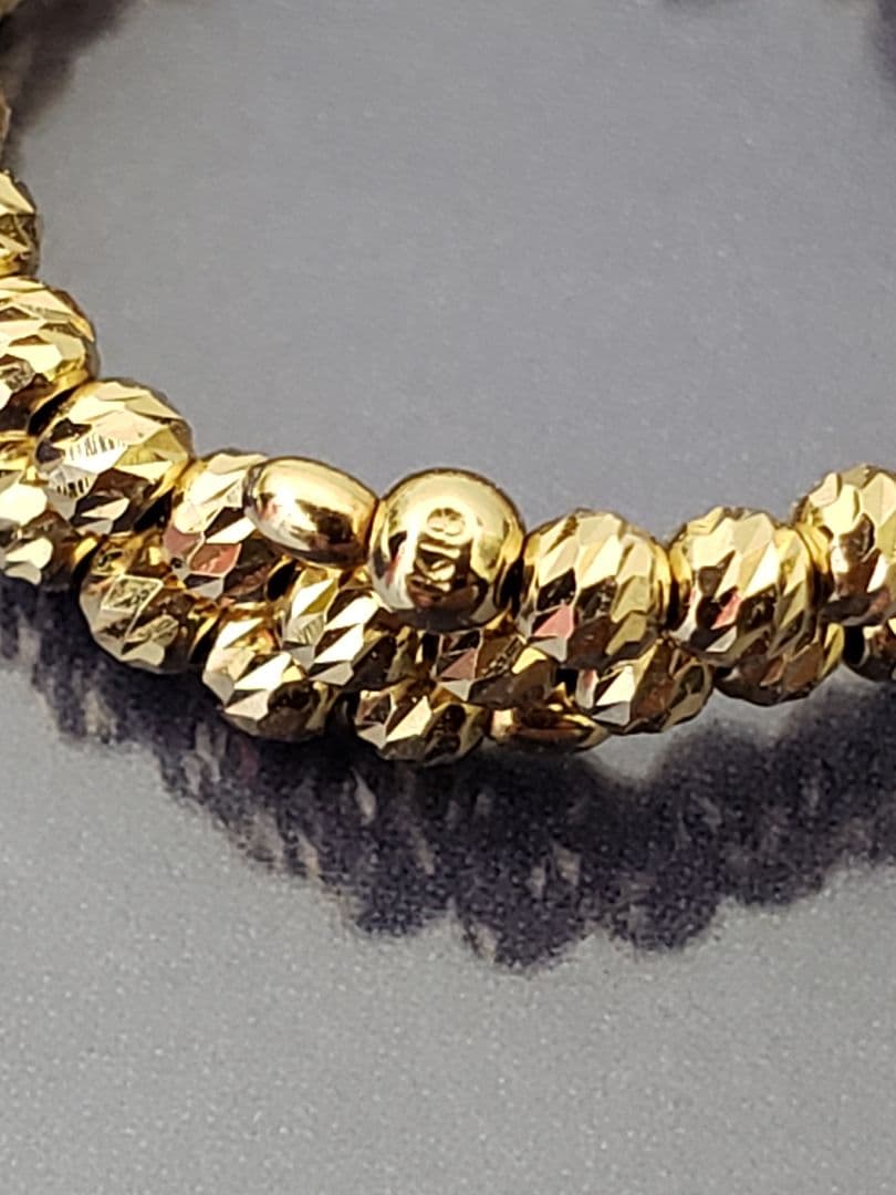 ベビーパール付きK18フリーリング