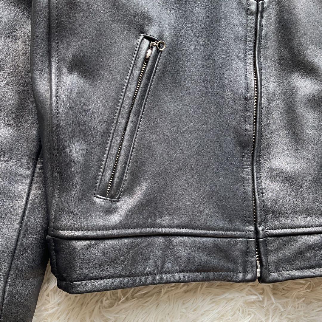 人気✨ハーレーダビッドソン　レザージャケット　シングルライダース　L ブラック