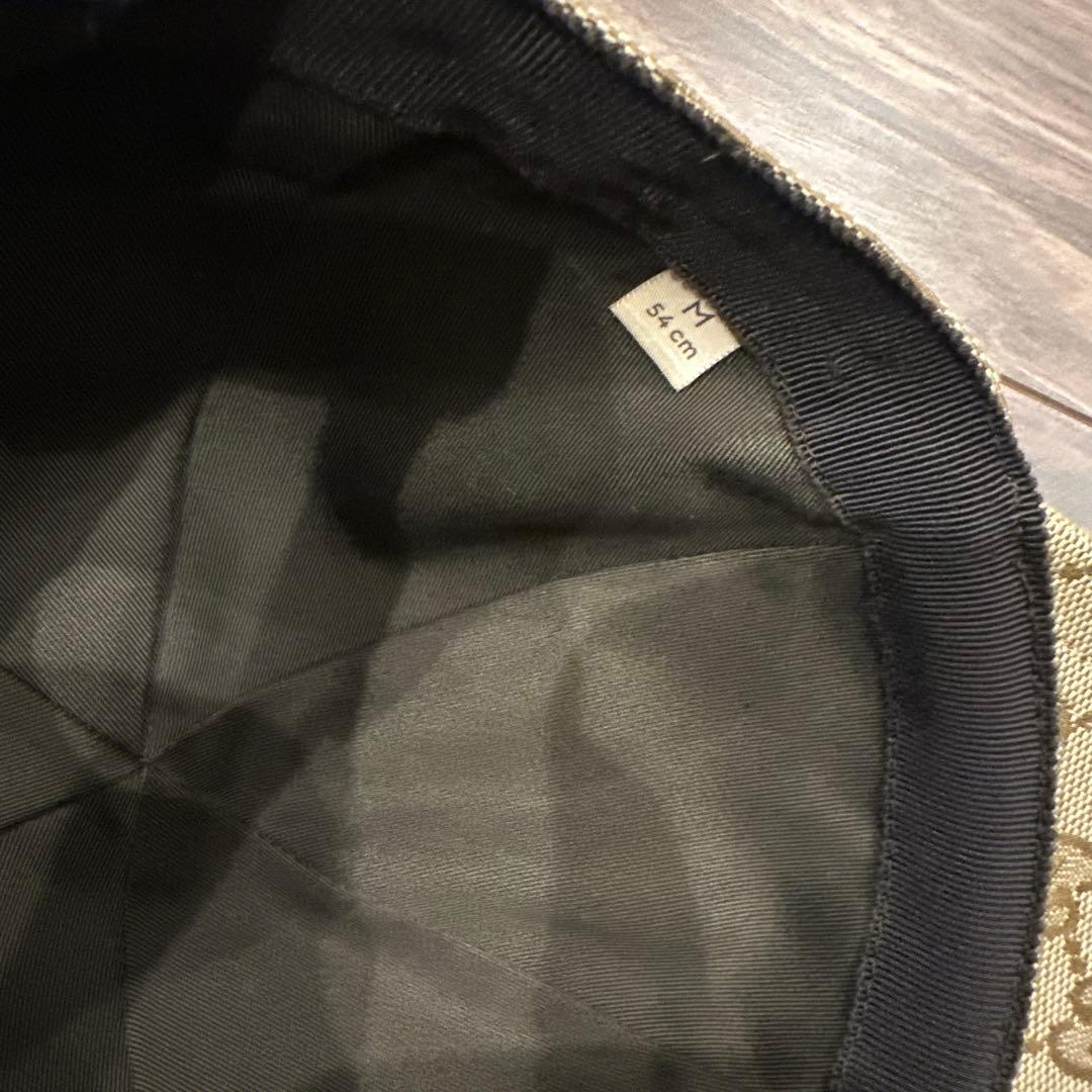 Gucci GGパターン キャップ 54cm 美品