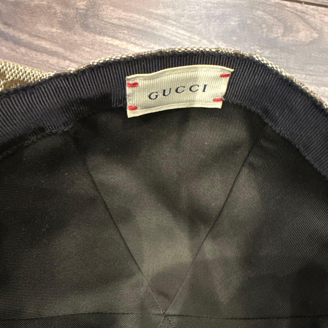 Gucci GGパターン キャップ 54cm 美品
