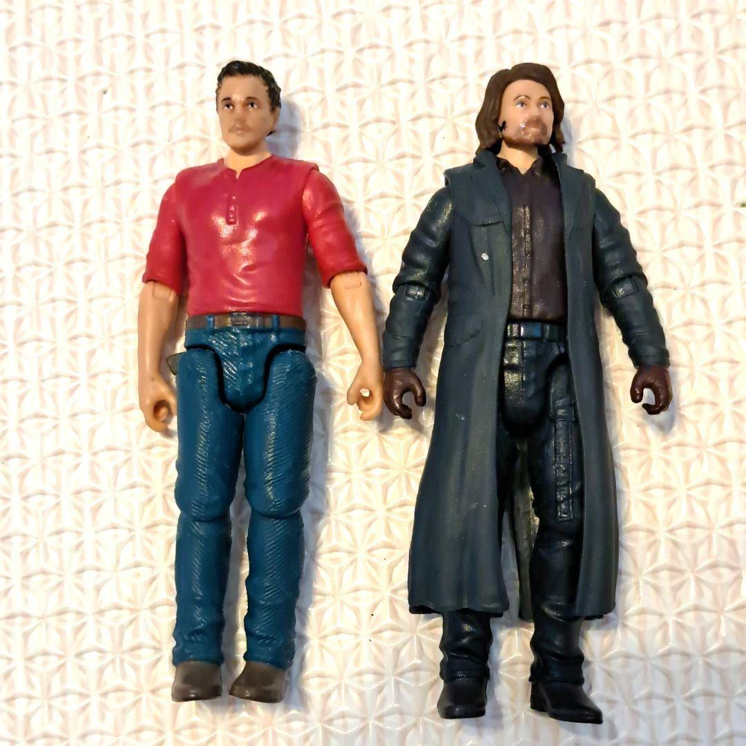 ジュラシックワールド　オーウェン　レイン　デラコート　アクション　フィギュア