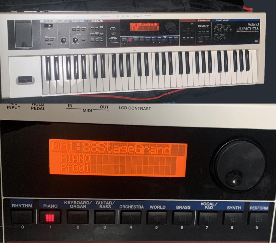 Roland Juno-Diシンセサイザー 61鍵盤 純正ケース付属