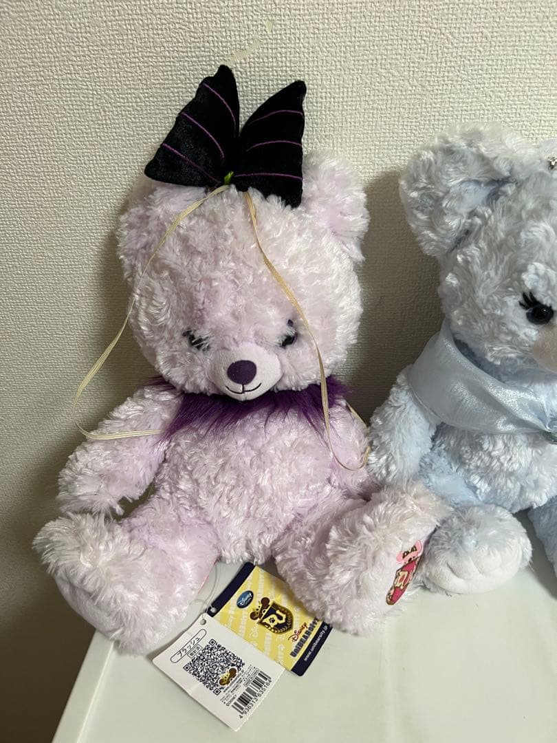 ユニベアシティのぬいぐるみセット（モーブ、レッドベリー、ブルーローズ）