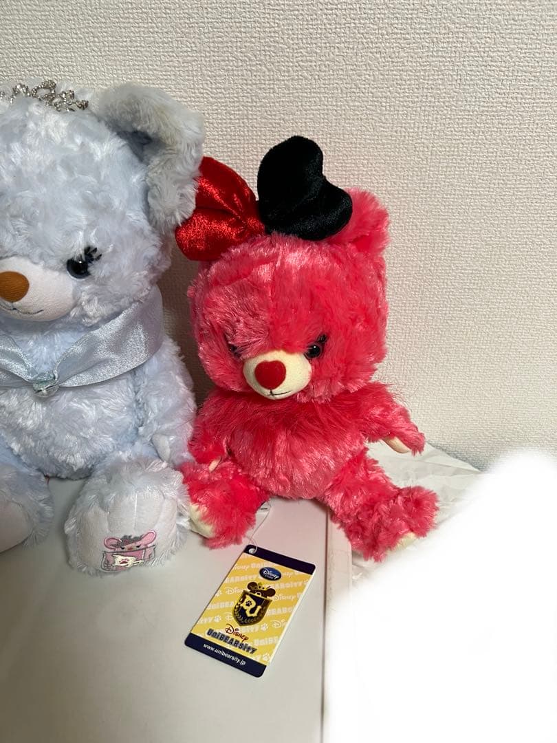 ユニベアシティのぬいぐるみセット（モーブ、レッドベリー、ブルーローズ）