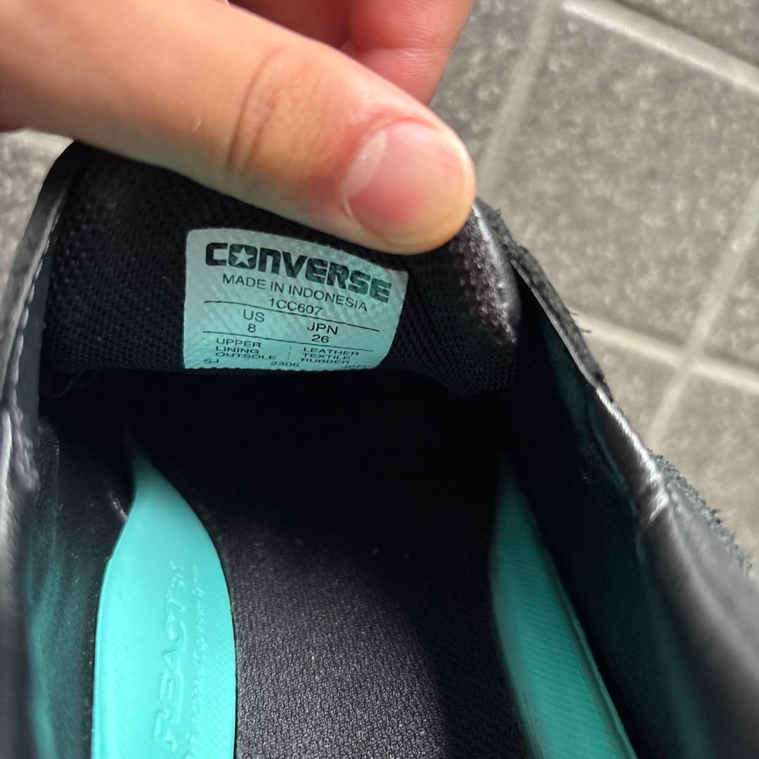 CONVERSE BoTT 黒 デッキシューズ