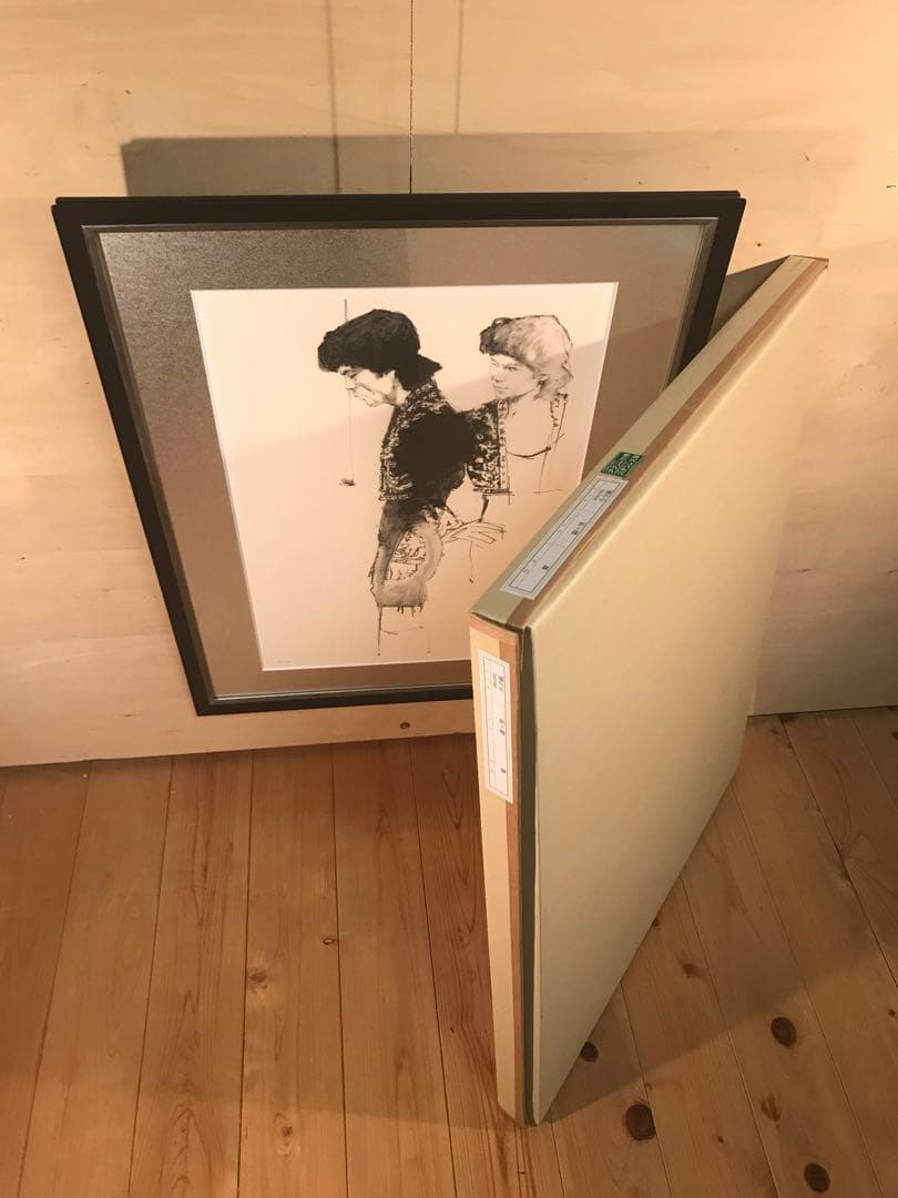 ロバート・ハインデル「Portrait of K」シルクスクリーン　直筆サイン有