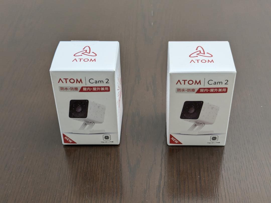 セキュリティカメラ「ATOM Cam 2」 2個セット【未開封・新品】