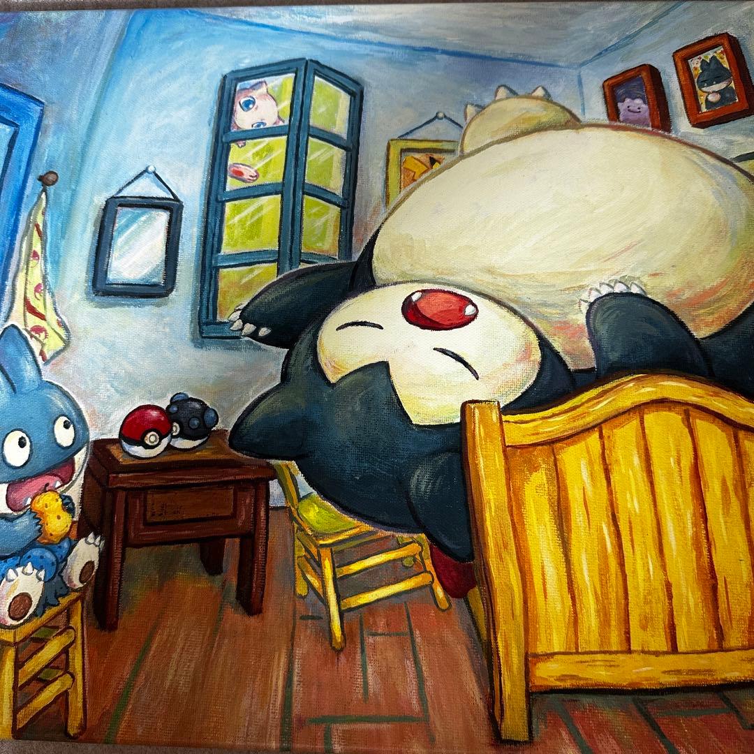 ゴッホ カビゴン キャンバス ジクレー 45x35 ゴッホ美術館