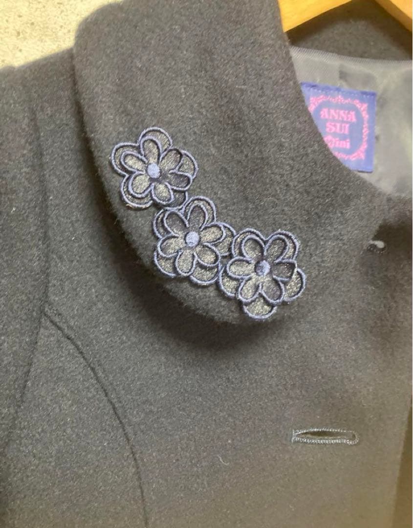 アナスイミニ　コート　ウールコートエーラインコート130cm