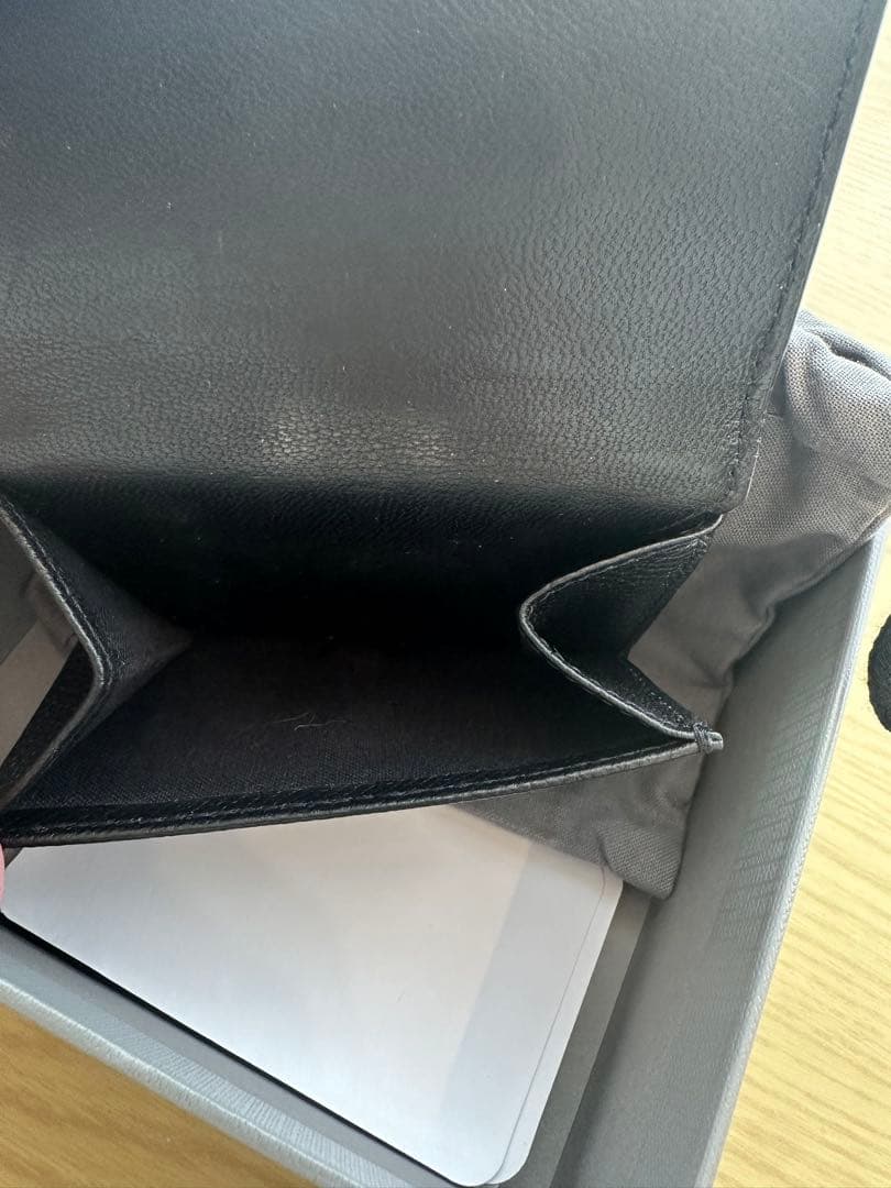 値下げ！BALENCIAGA 三つ折り財布 ブラック