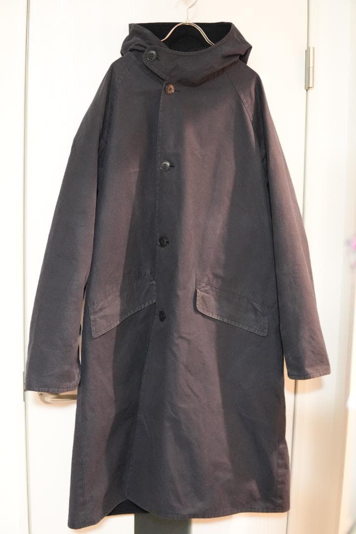 COMOLI　22AW コットンフーデットコート　サイズ３　定価１３．２万円