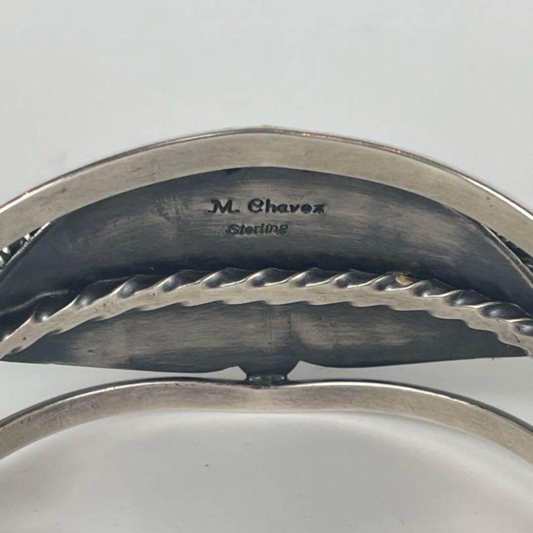NAVAJO ナバホ M.Chavez vintage ターコイズバングル