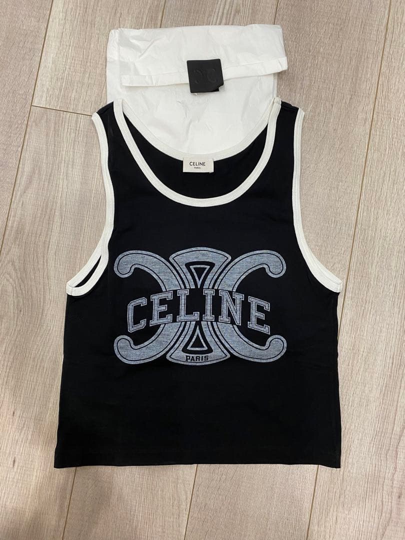 最終金額！Celine セリーヌ LOGOタンクトップ新品未使用