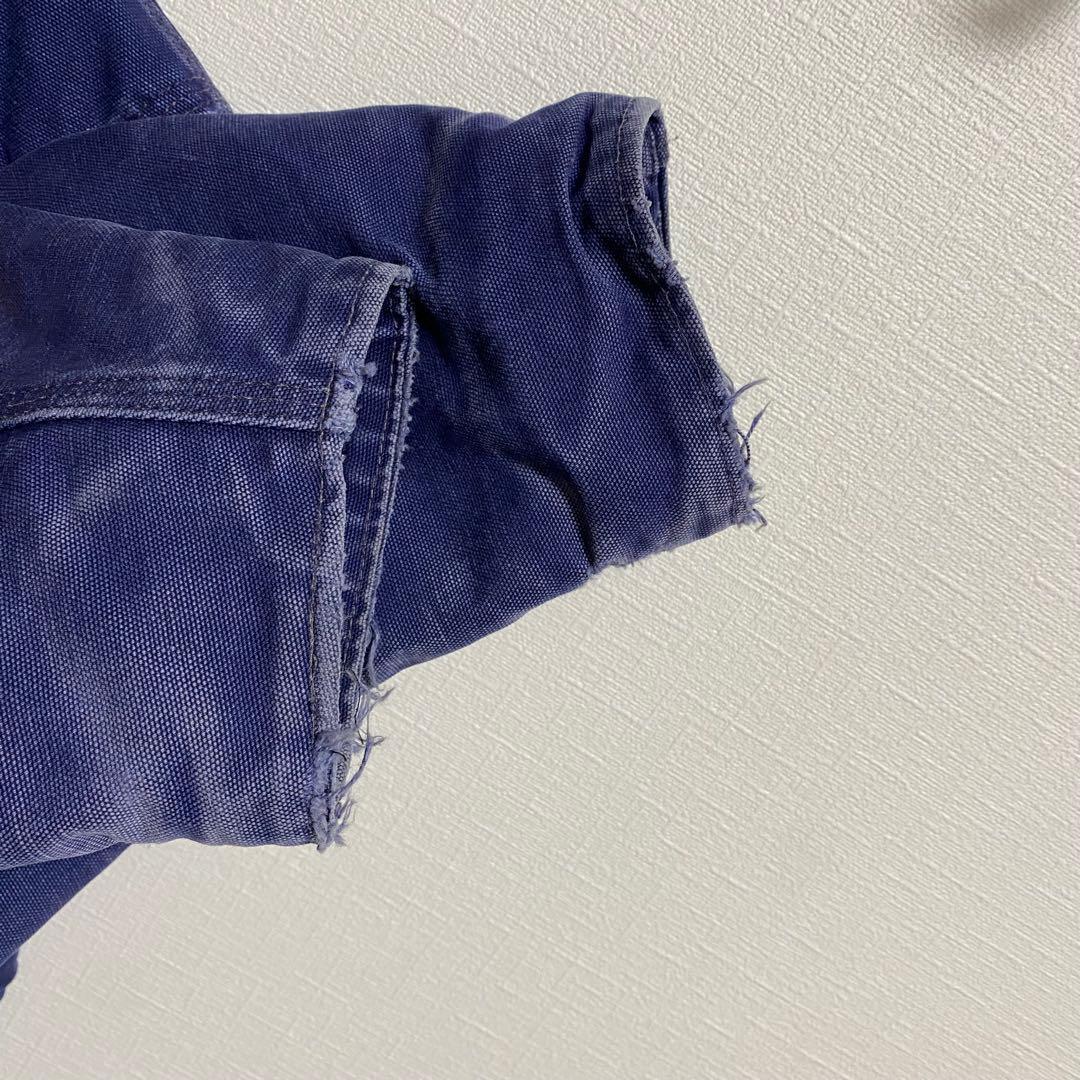 超スペシャル　トラディショナルジャケット　stussyネイビー　 ダック生地