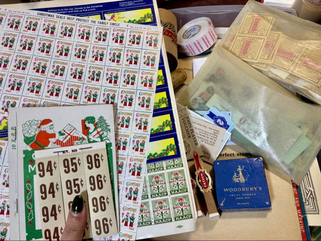 紙モノアソート ビンテージ紙 蚤の市