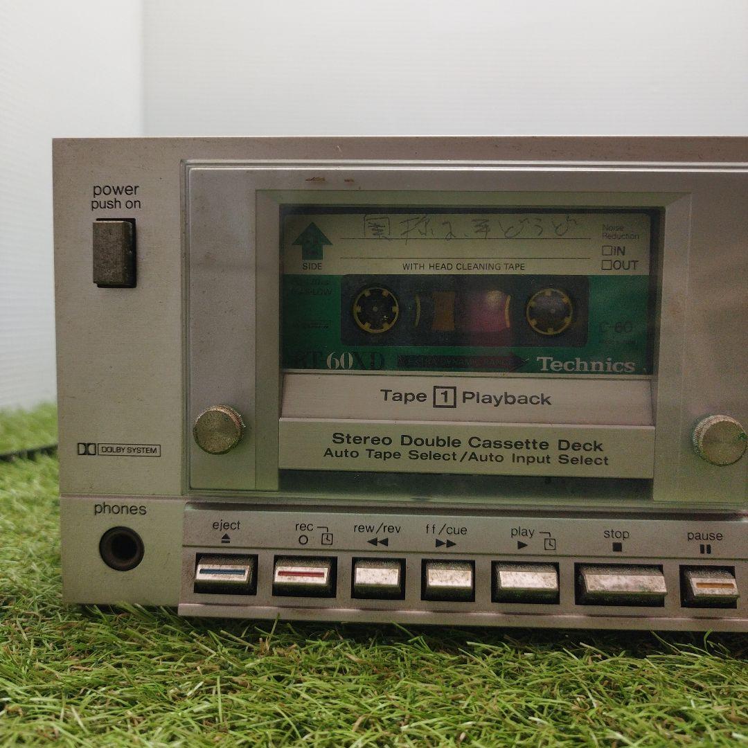 カセットレコーダー ステレオダブルカセットデッキ　Technics-M202