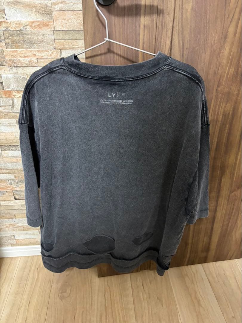 LYFT×パワーハウスジム　最新ダメージTシャツ　極美品　M