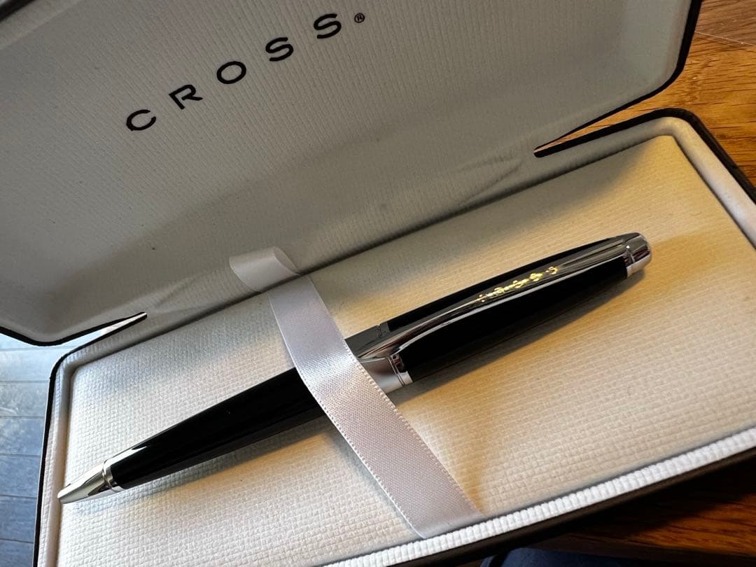 CROSS 黒 ボールペンAT0122-2
