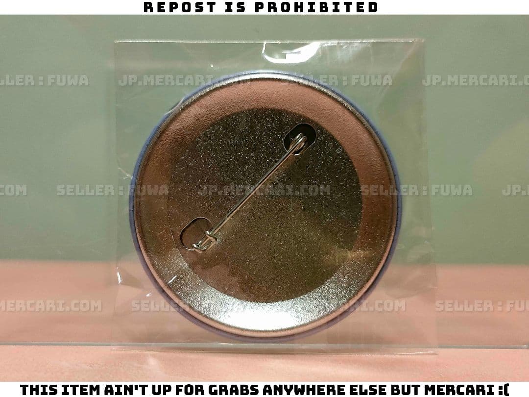 【未使用】東方project 物部布都 ふもふもふと ぬいぐるみ 缶バッジ付き