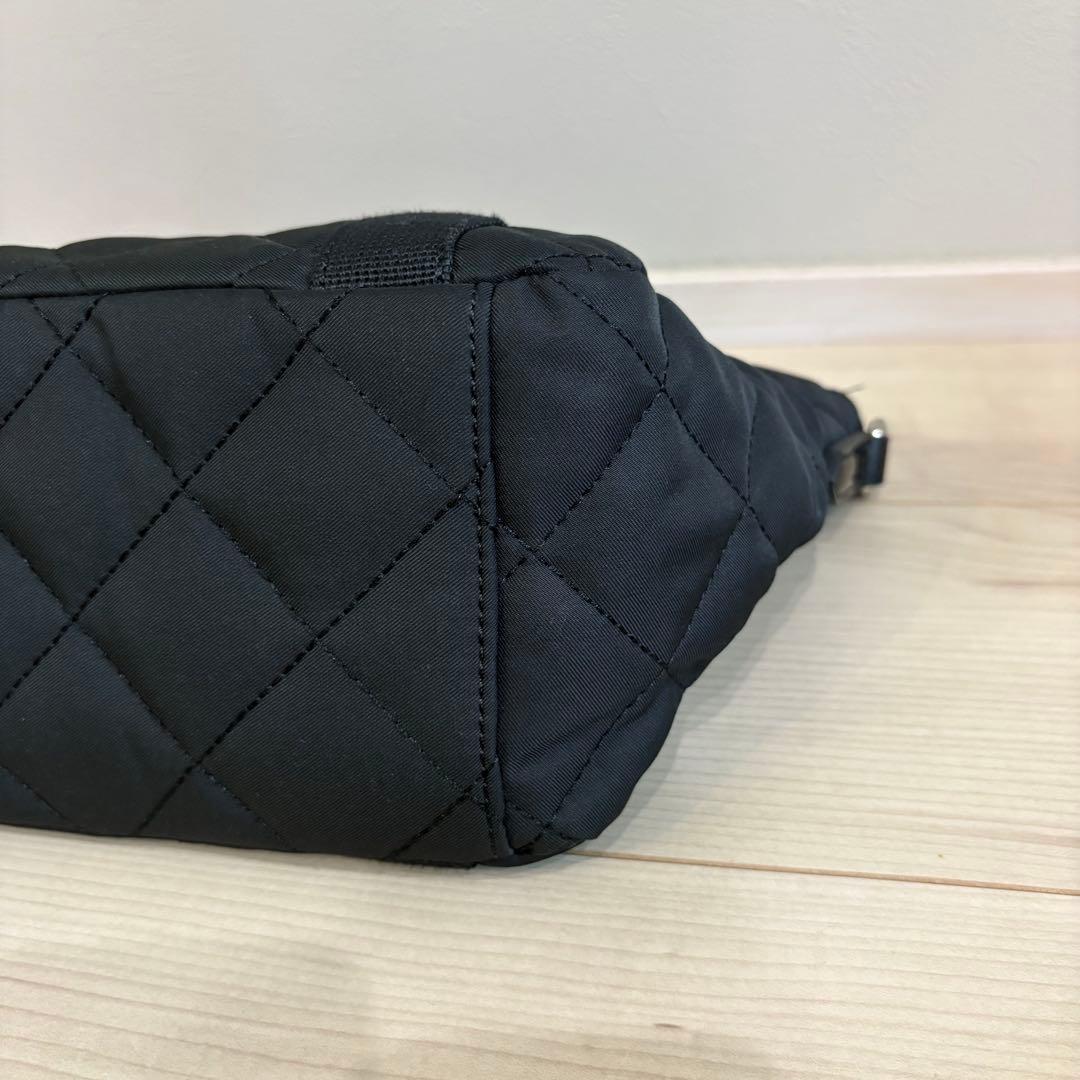 【未使用品】MARYQUANT キルティング 2wayバッグ デイジー　ブラック