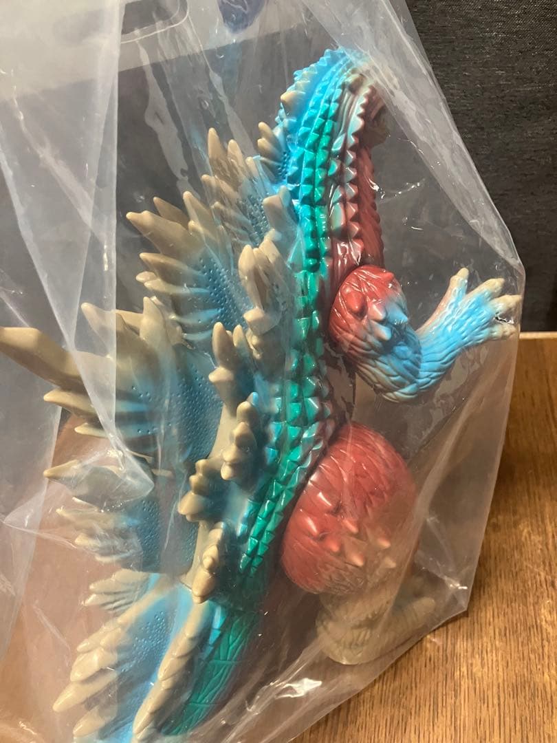 マルサンソフビ　1999 ゴジラ 350 昭和の砂色Ver.