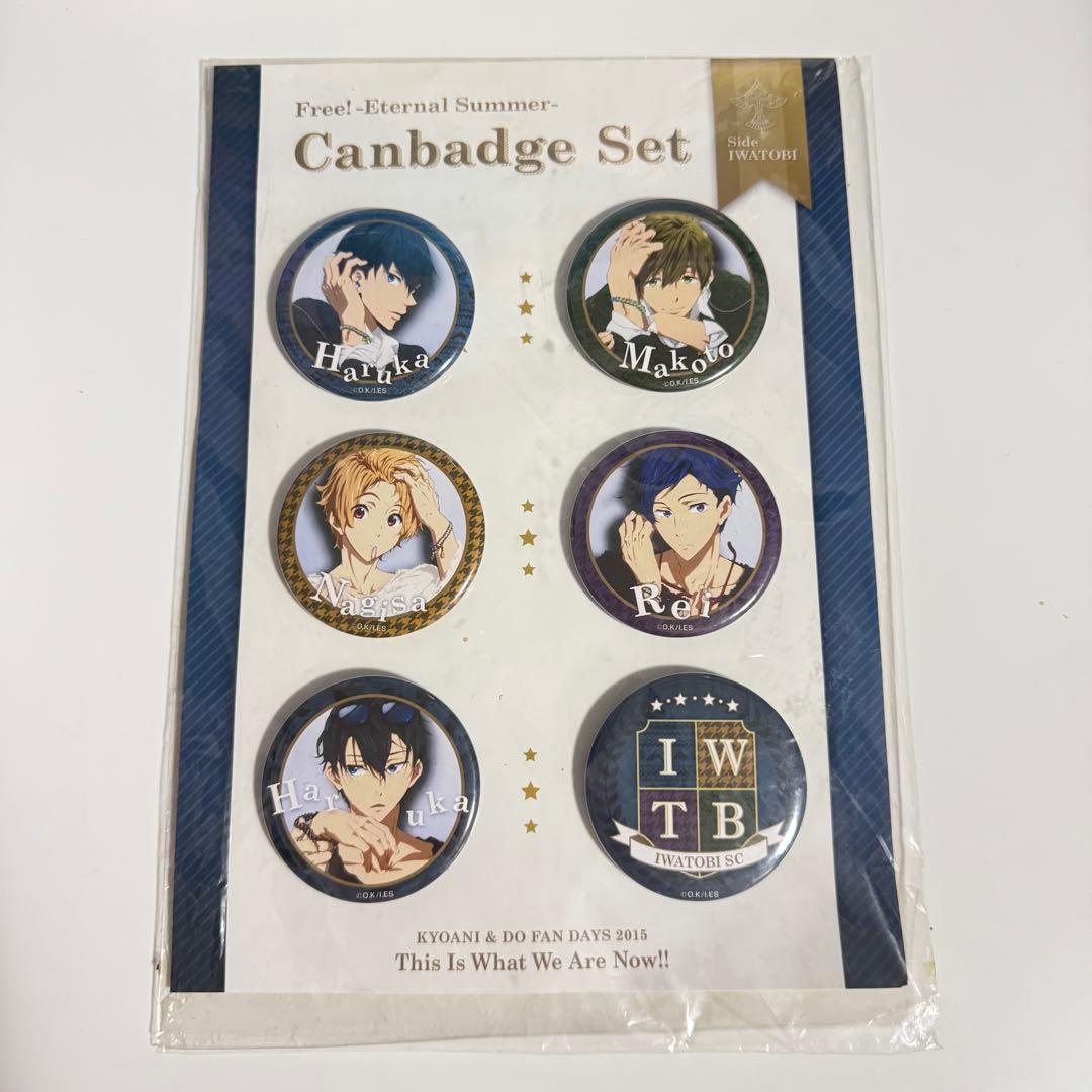 Free! -Eternal Summer- 岩鳶学園 缶バッジセット