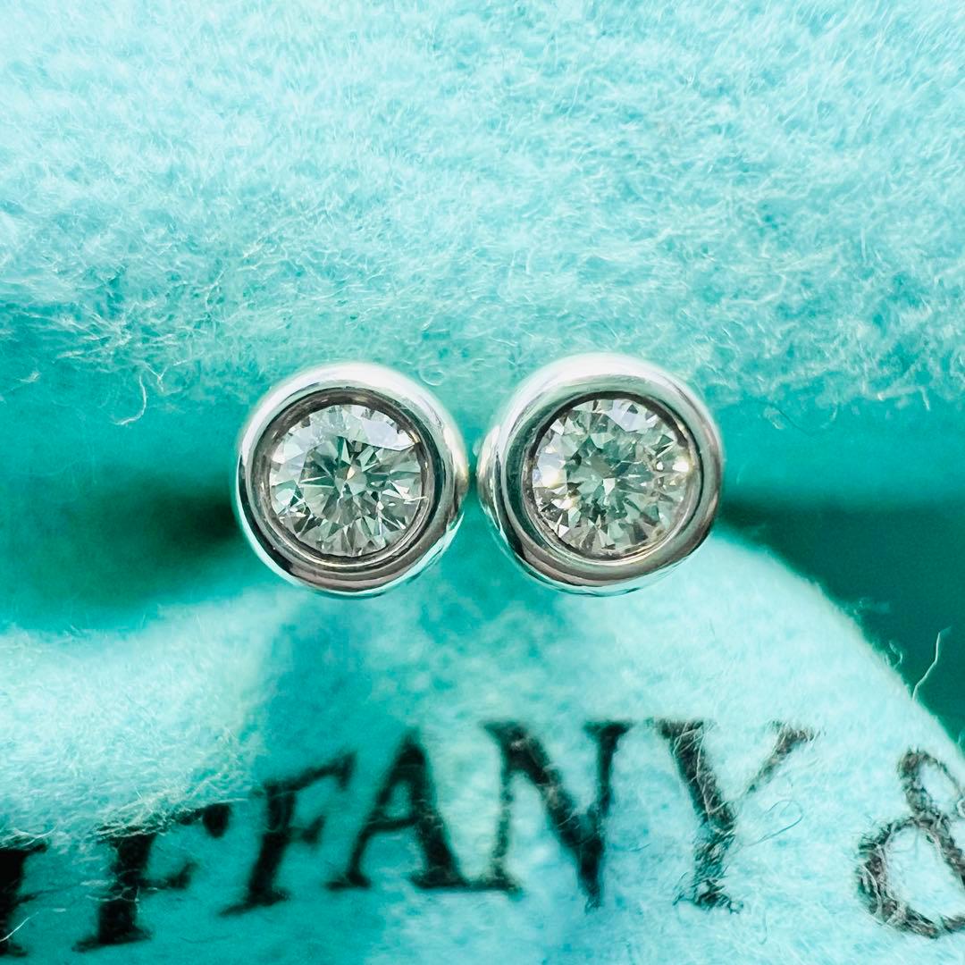 ティファニー　ダイヤモンドバイザヤードピアス　両耳用