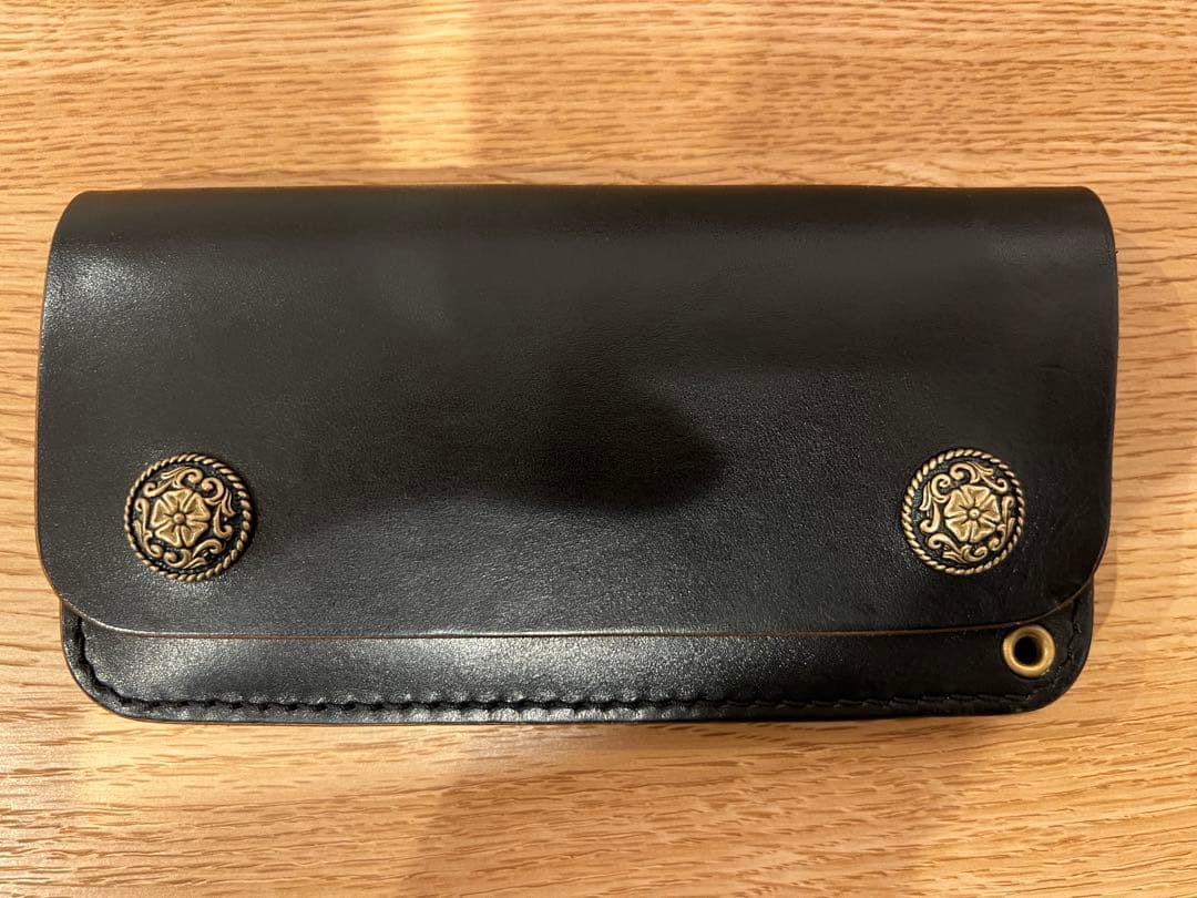 caso works ロングトラッカーウォレット　ビクターコンチョカスタム