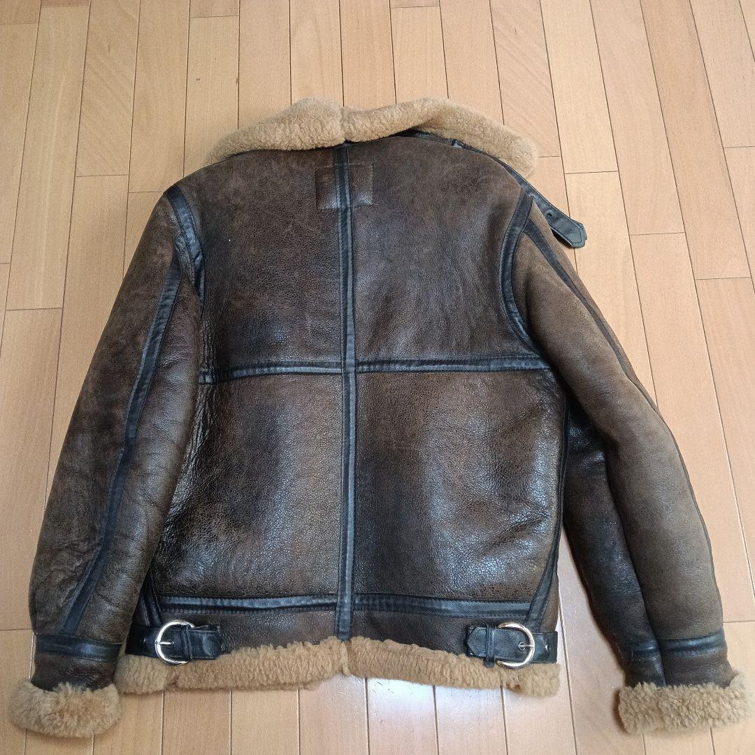 美品　SCHOTT ショット B-3 ムートンジャケット ブラウン size32