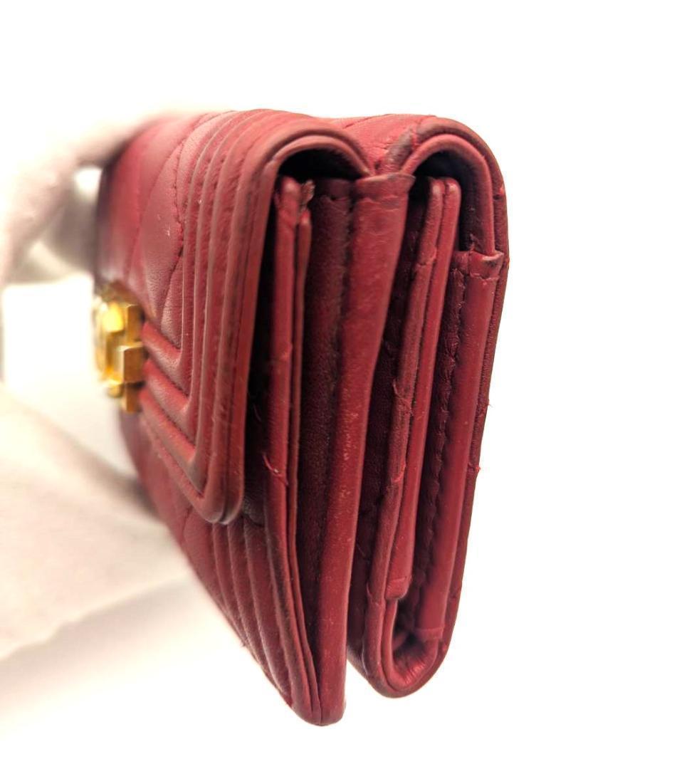 ❤️シャネル 財布　ボーイシャネル マトラッセ ゴールド金具　ラムスキン　正規品