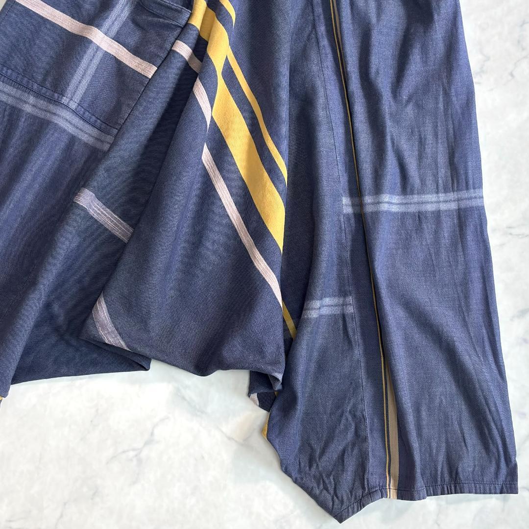 タマキニイメ サルエルパンツ タルンパンツ ネイビー系 rk7