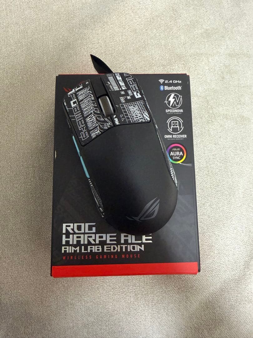 ROG Harpe Ace Aim Lab Edition 本体 59g