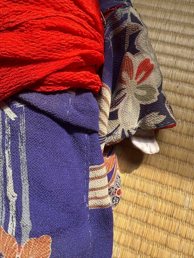 座敷童子部屋の市松人形セット 伝統的和服 黒髪