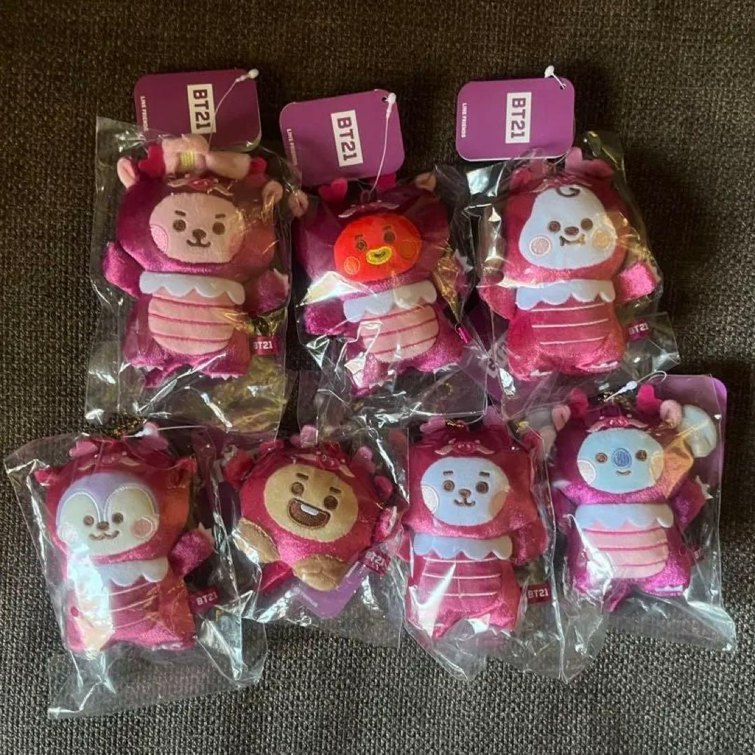 BT21 ベビー カラー ドラゴン マスコット パープル ALL コンプリート