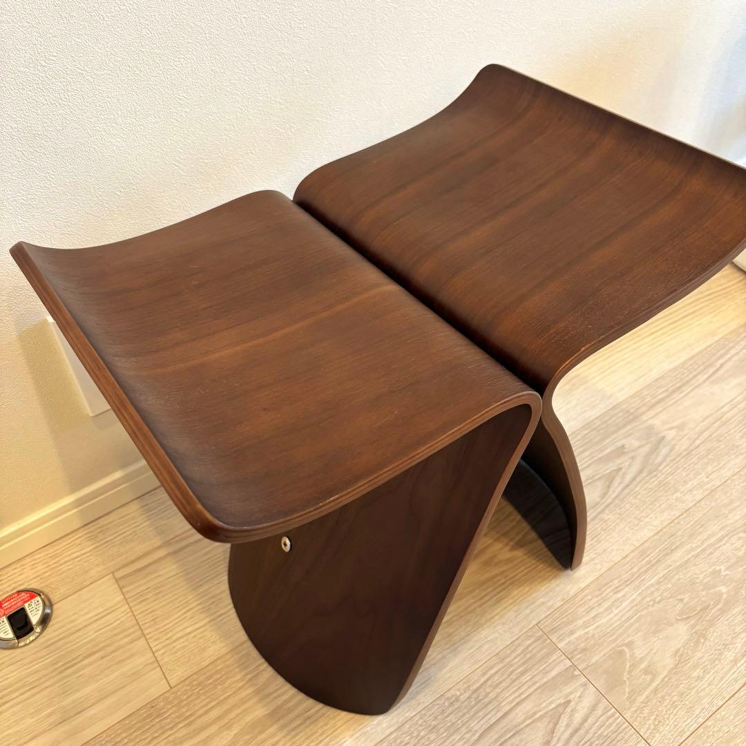 天童木工 バタフライスツール 柳宗理デザイン リプロダクト スツール