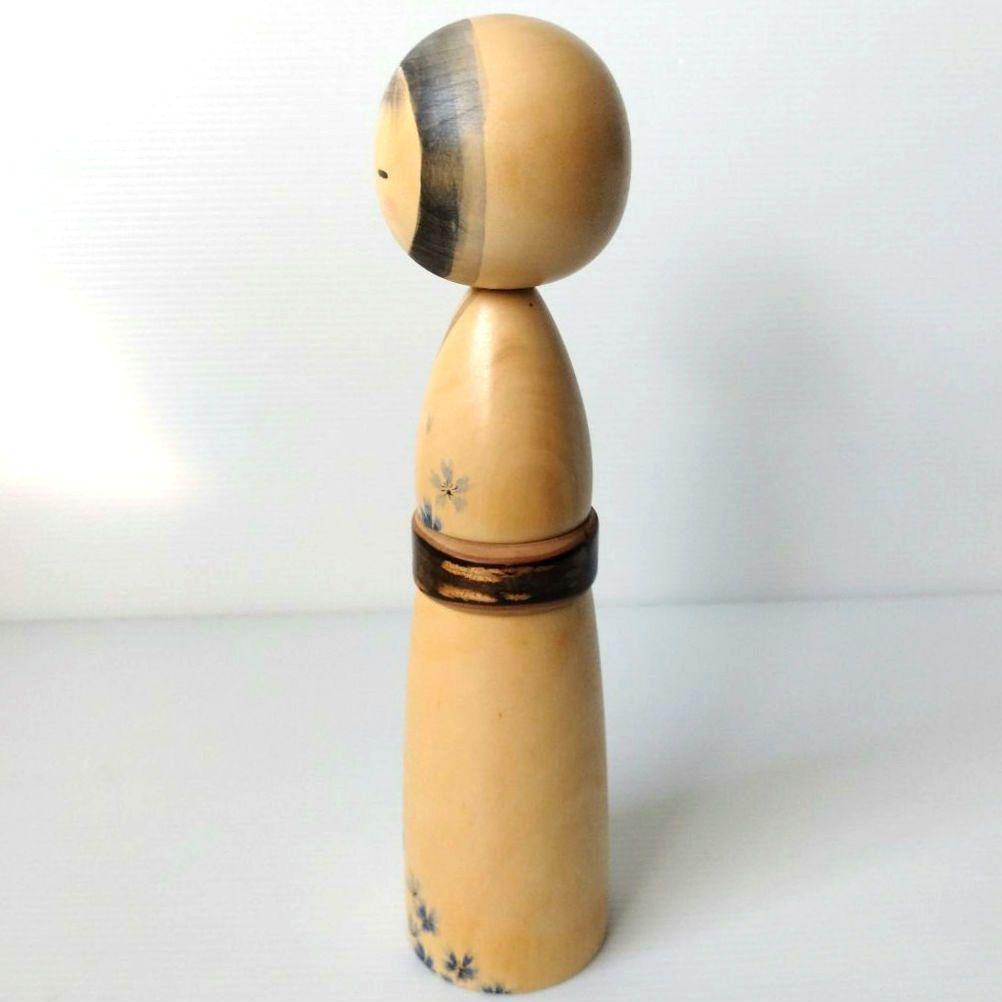 希少 レア こけし 創作こけし 高橋とし子 工人 冬ざくら 工芸品 32cm