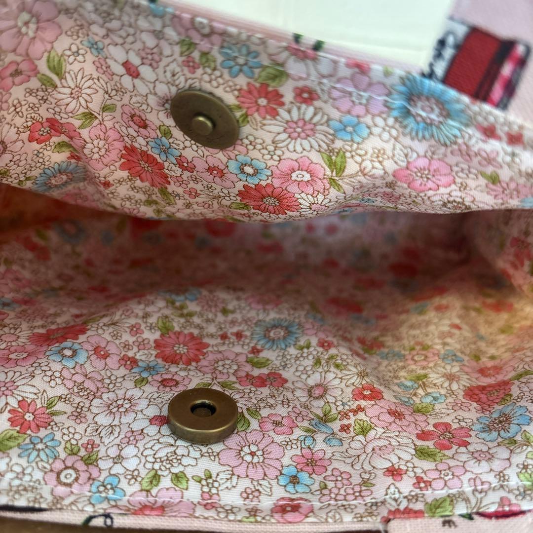 感謝価格　巾着　猫柄　ハンドメイド　小物入れ　おやつ入れ