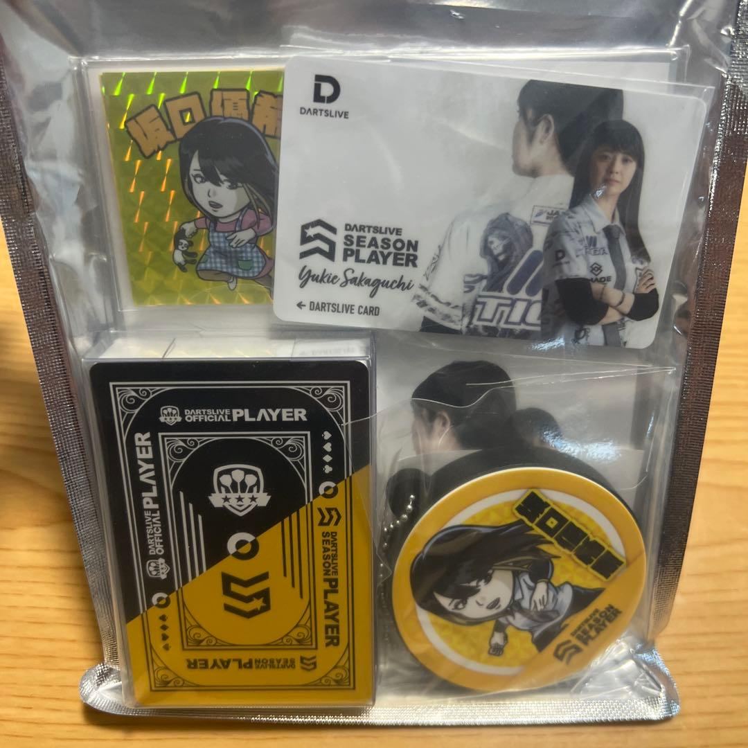 坂口優希恵 選手セット　プレイヤーグッズ