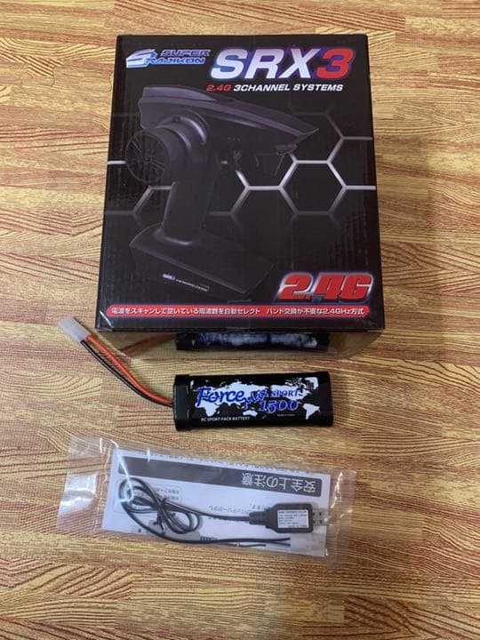 super rajikonスーパーラジコン SRX3 2.4GHバッテリーセット
