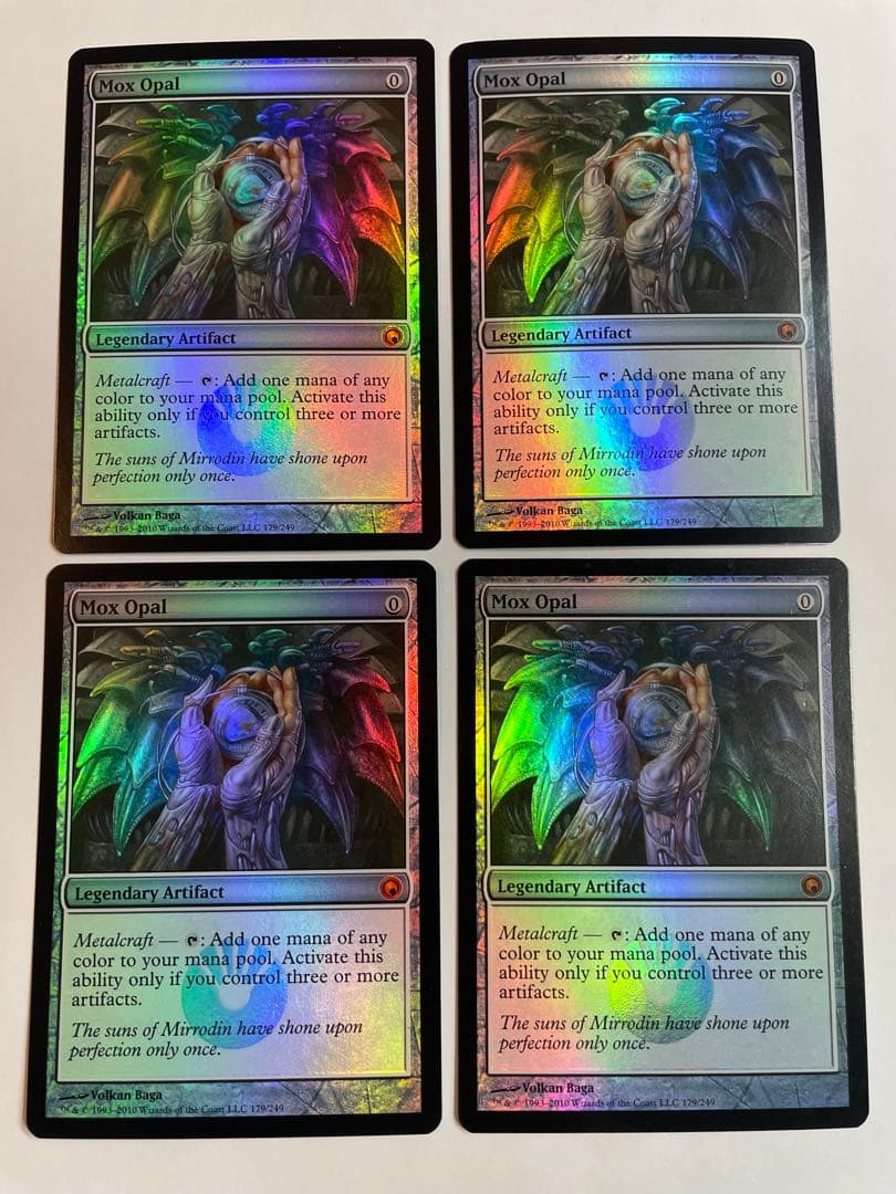 オパールのモックス mox opal 4枚セット 初版foil 英語