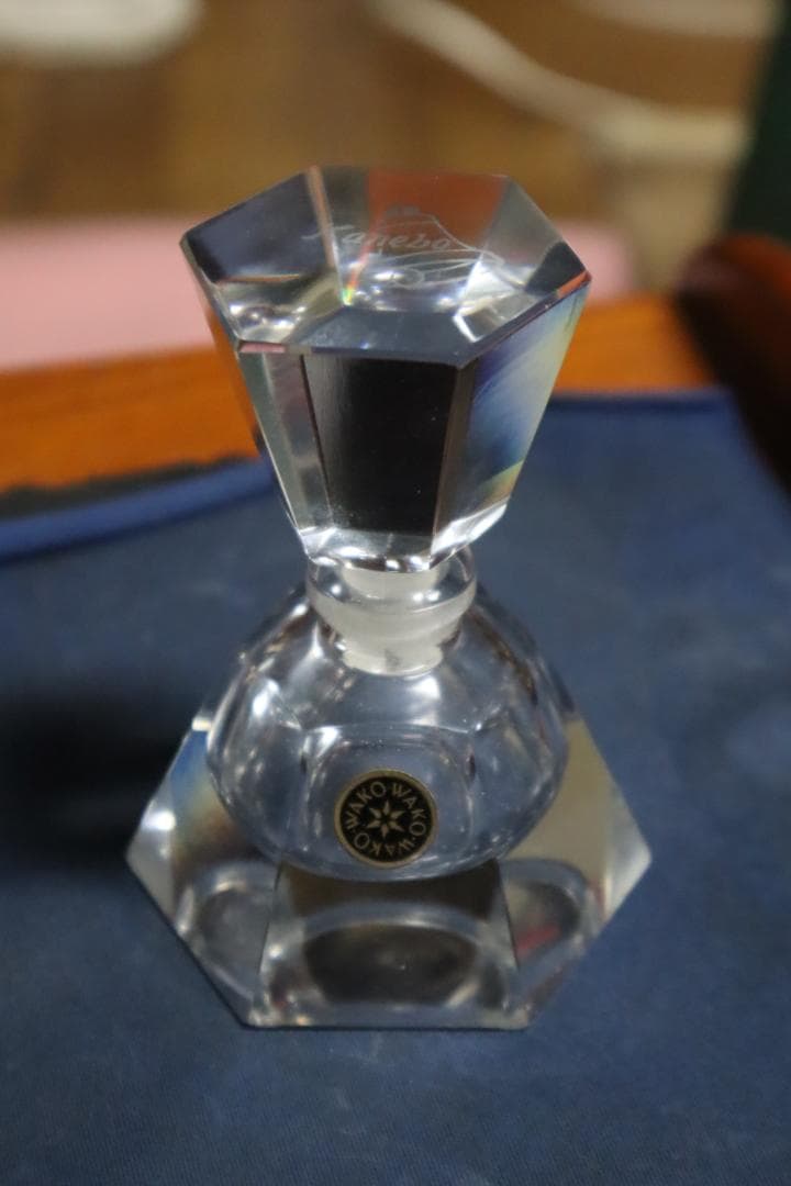 香水瓶　保谷クリスタル 銀座 和光　非売品